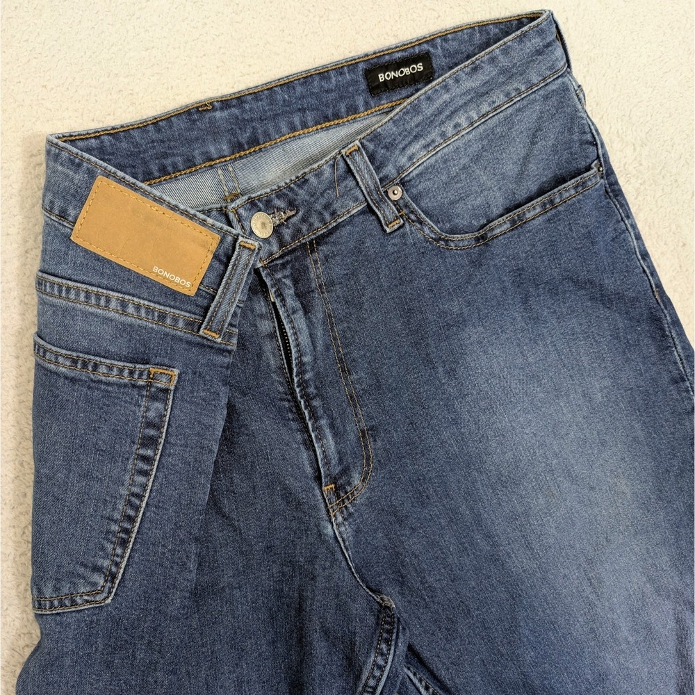 Bonobos Jeans Mens 38 Med Wash Denim Athletic‎ Fit 38X32 Stretchy